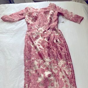 BHLDN blush pink bridesmaid dress